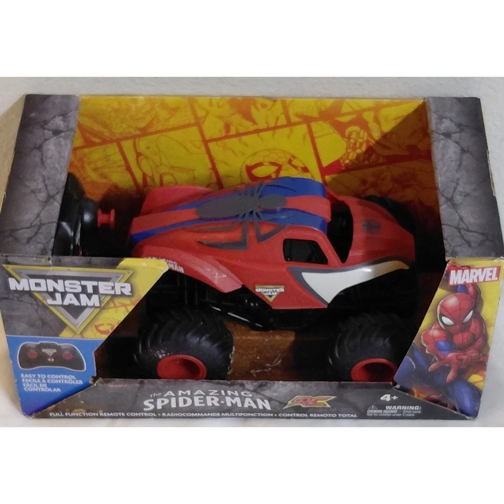 Monster Jam Marvel Amazing Spider-Man RC Monster Truck 1:24 Scale 2.4GHz